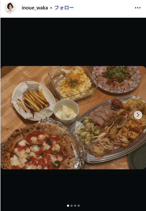 井上和香Instagramより