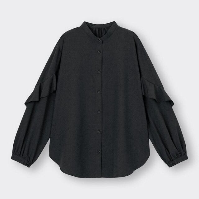 GUでおすすめの新作黒トップス