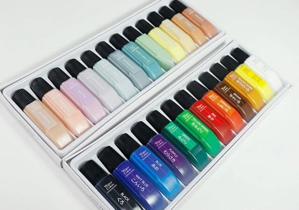 ダイソーの12色