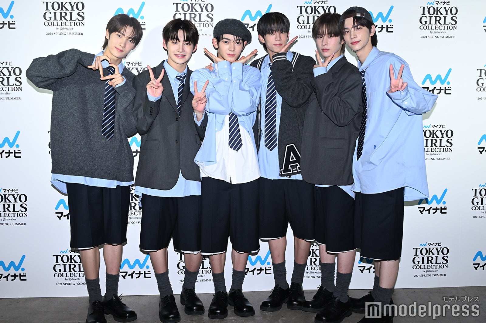 YOUNGJAE、JIHOON、HANJIN、DOHOON、KYUNGMIN、SHINYU／TWS（C）モデルプレス