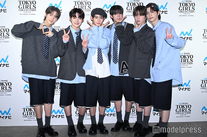 YOUNGJAE、JIHOON、HANJIN、DOHOON、KYUNGMIN、SHINYU/TWS(C)モデルプレス