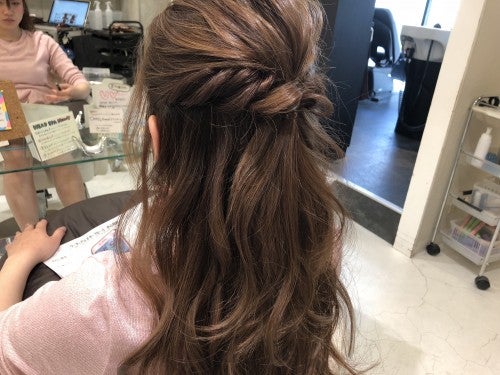 バランス良くラフに崩す