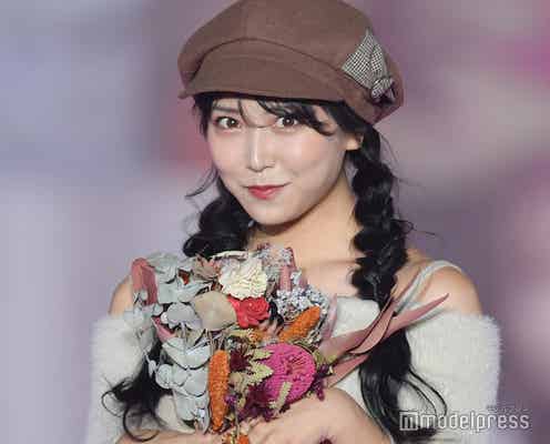 NMB48白間美瑠、キュートな肩見せコーデにドキッ<関コレ2019A/W>