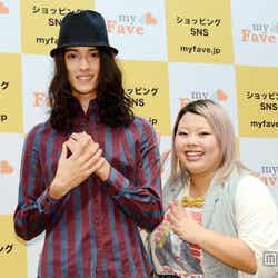 栗原類(左)と渡辺直美(右)