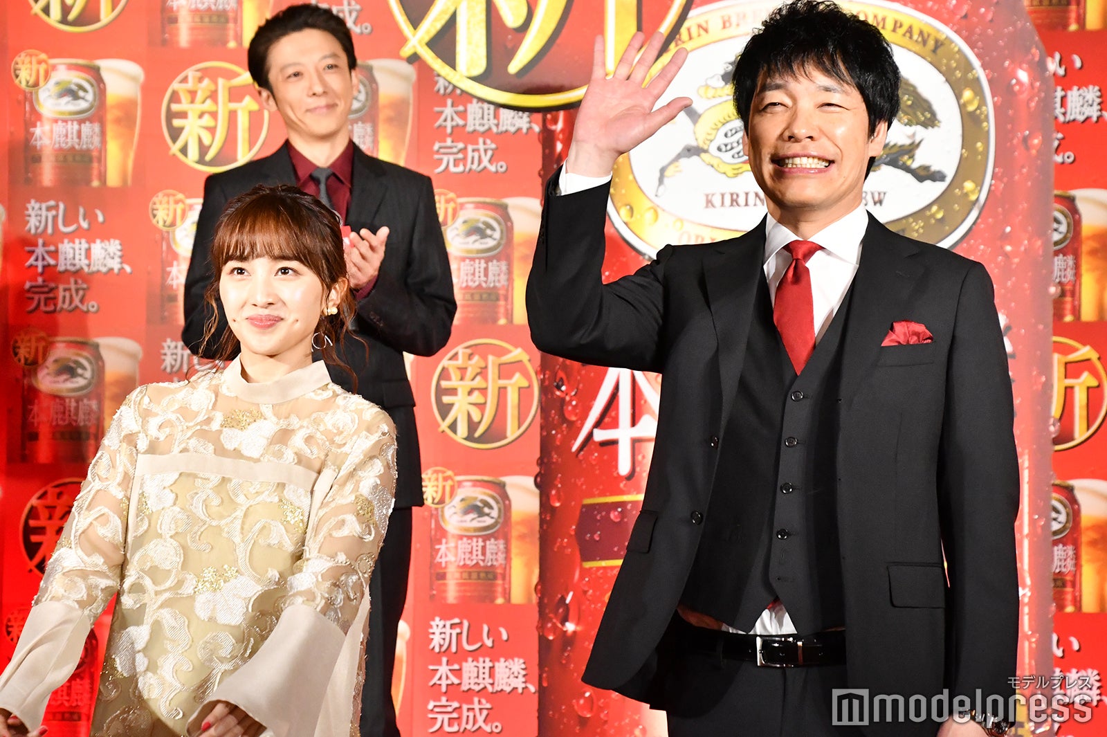 百田夏菜子、高橋一生、川島明（C）モデルプレス