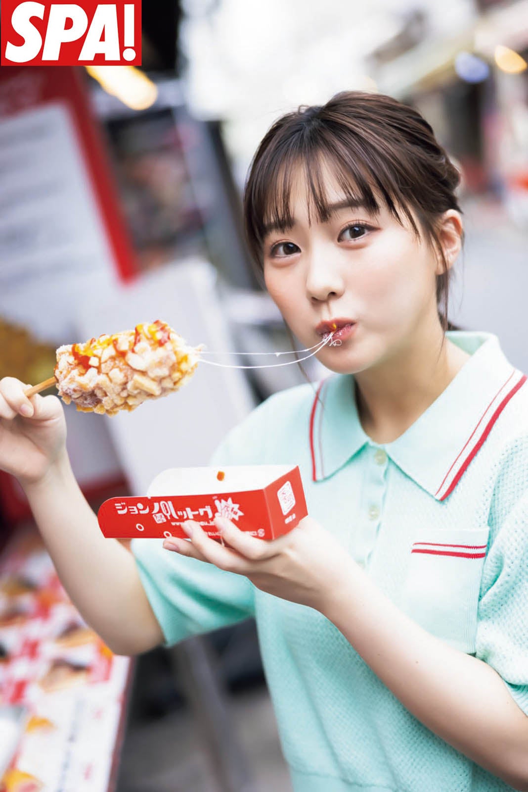 HKT48田中美久、豊満バストあふれるビキニ姿 韓国風可愛いグラビア初挑戦