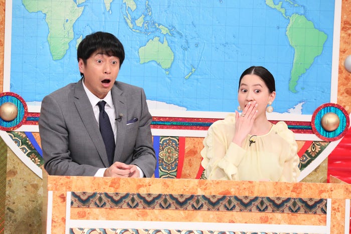 徳井義実、河北麻友子 (C)テレビ朝日