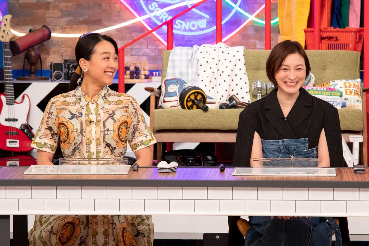 浅田真央、広末涼子（C）TBS