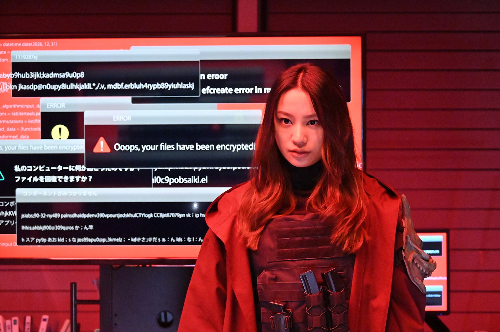 高橋メアリージュン「新空港占拠」第9話より（C）日本テレビ