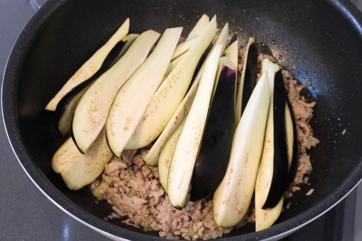 ヒルナンデス・カレーみそマーボーなす