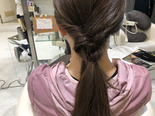 こなれ感ポニテ