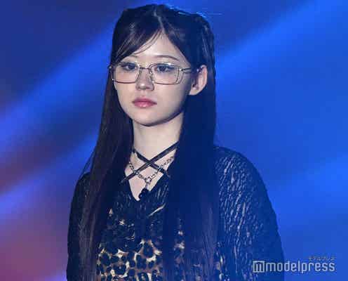 「今日好き」りんか、ミニ丈ワンピでスラリ美脚 ツインお団子ヘア×リムレスメガネで存在感放つ【TGC teen ICHINOSEKI 2025】