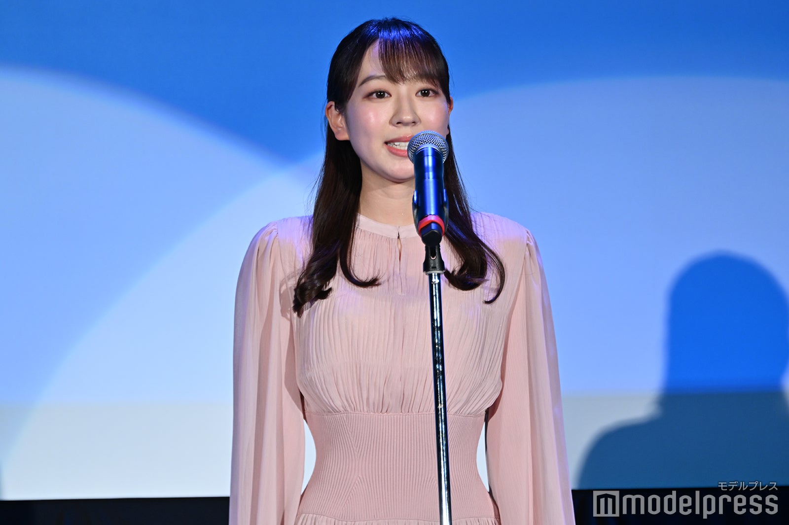 佐々木若葉さん／「第3回学生アナウンス大賞」スピーチの様子 （C）モデルプレス
