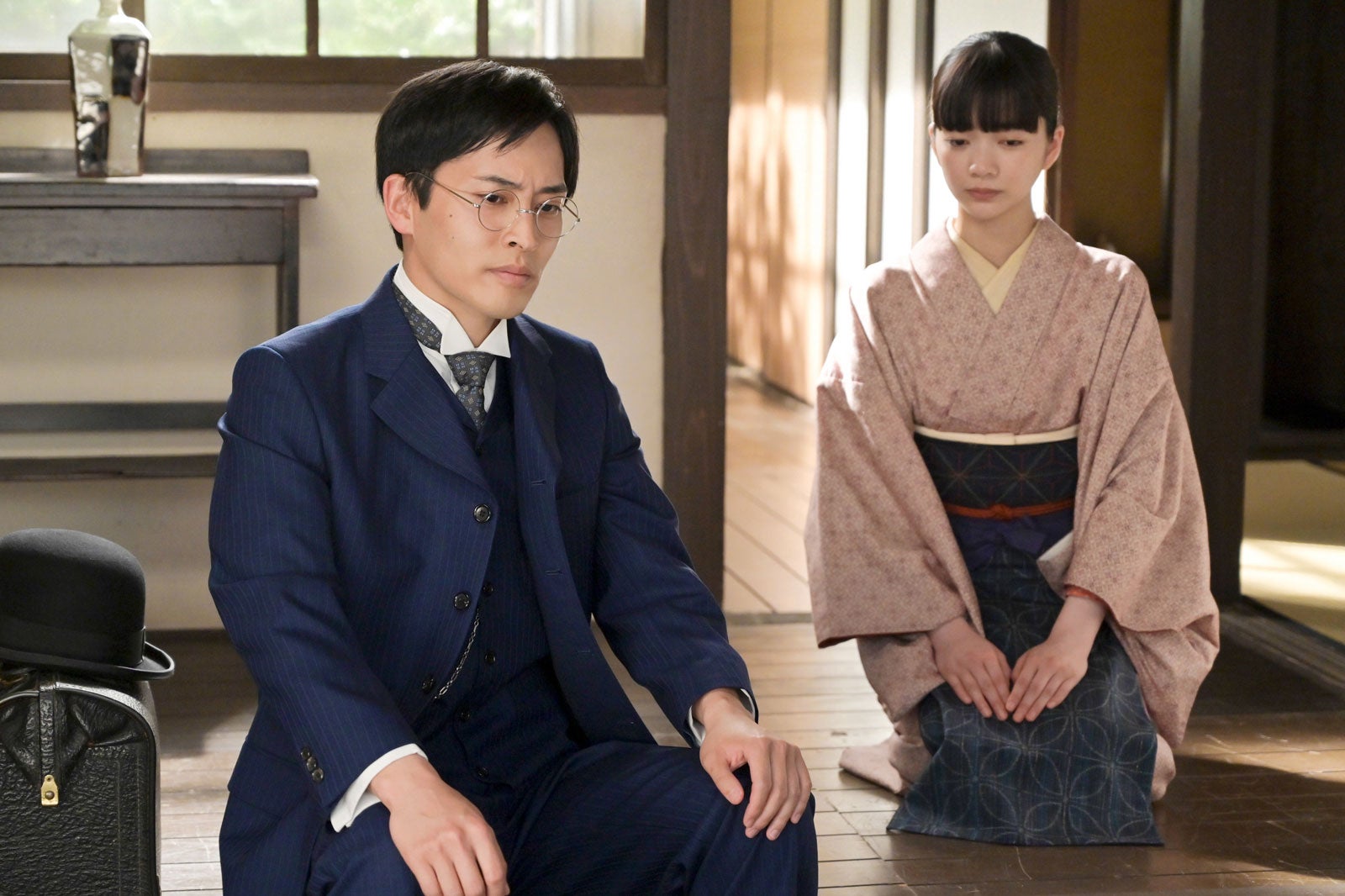 平埜生成、見上愛「風、薫る」第89話（C）NHK