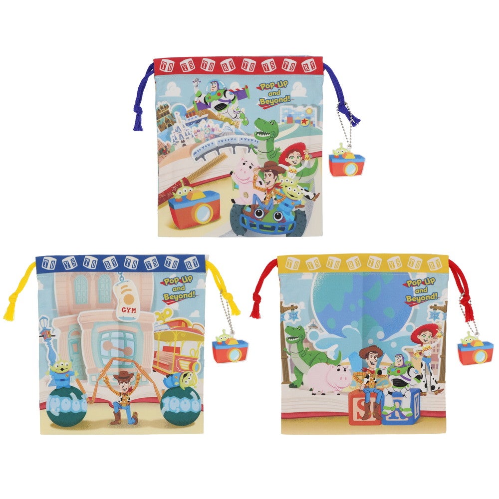 きんちゃくセット¥2,200（C）Disney （C）Disney／Pixar （C）2022 Hasbro．All Rights Reserved．（C）2022 Poof-Slinky，Inc．