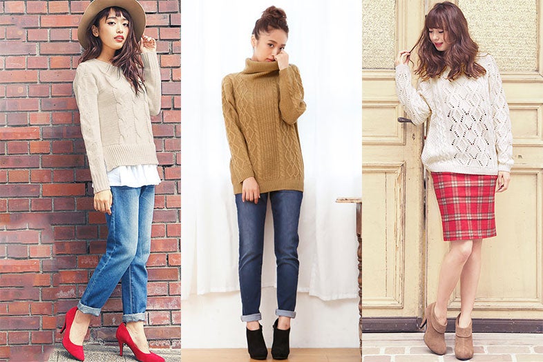 この秋は「ゆるニット」が断然可愛い！