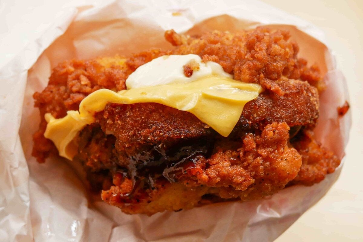 カリホクハッシュのフィレバーガー