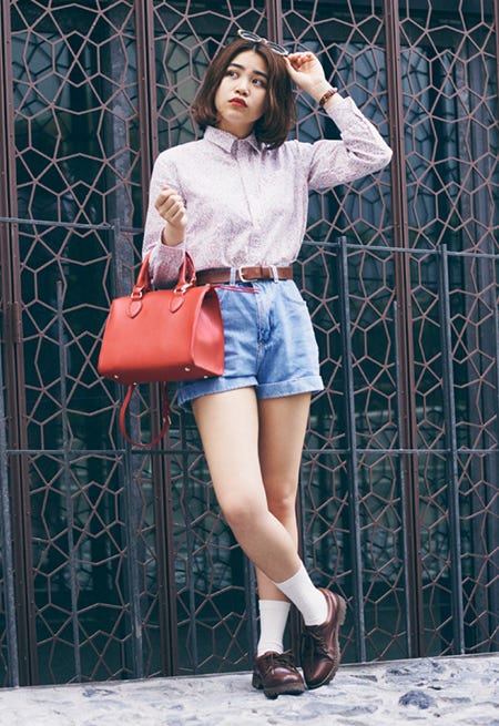 優等生風のコーディネート(C)TOPLOG