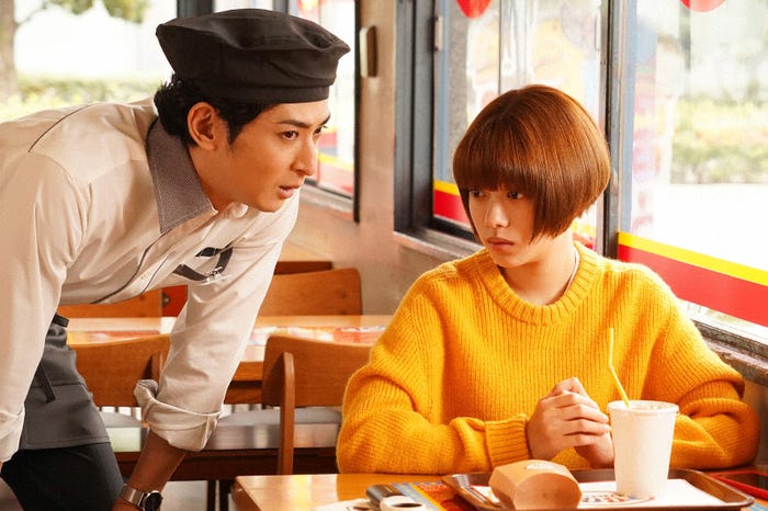 古川雄大、杉咲花 「恋です!~ヤンキー君と白杖ガール~」第2話より(C)日本テレビ