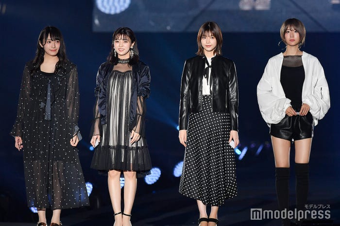 渡辺梨加、小林由依、渡邉理佐、土生瑞穂 (C)モデルプレス