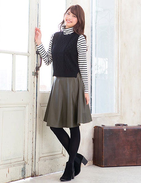 太ヒールサイドゴアブーツ「神戸レタス」3290円（税込）／画像提供：神戸レタス