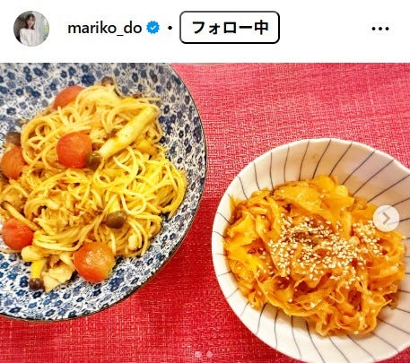 堂真理子Instagramより