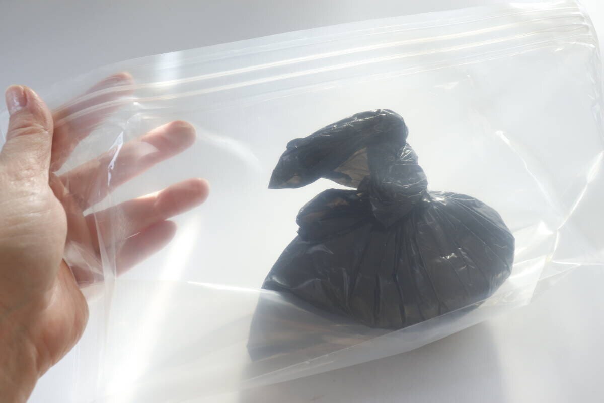 携帯トイレ　使用後