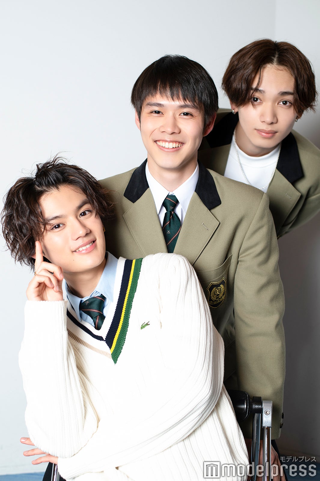 藤原大祐、細田佳央太、宮世琉弥（C）モデルプレス