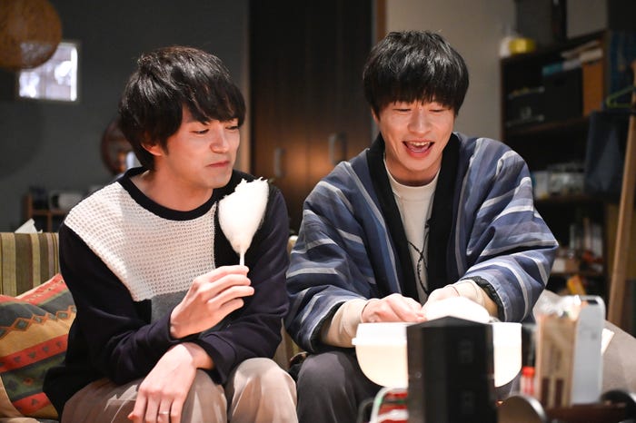 林遣都、田中圭「おっさんずラブ-リターンズ-」第3話(C)テレビ朝日