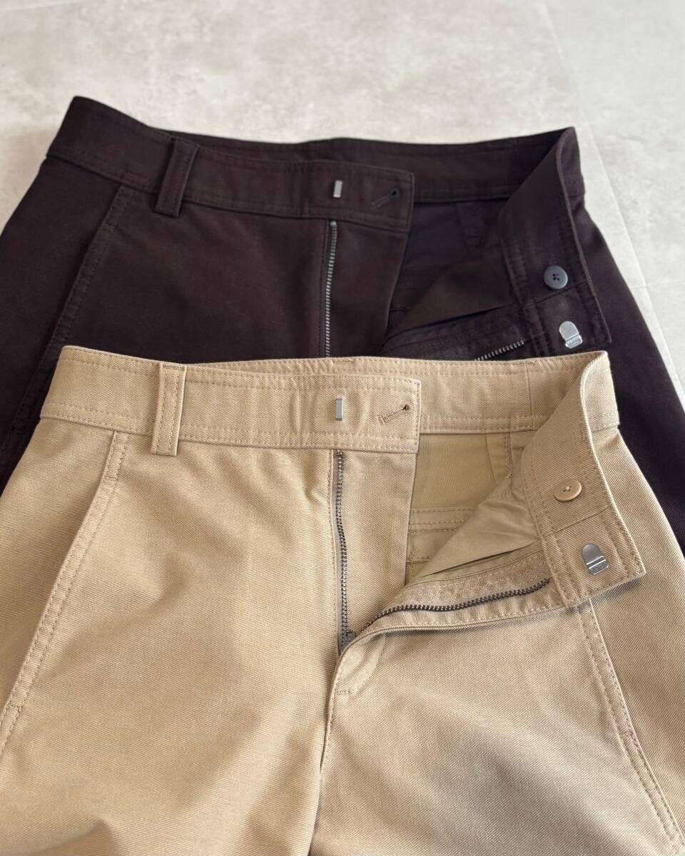 ユニクロジャージーバレルレッグパンツ　ウエスト部分