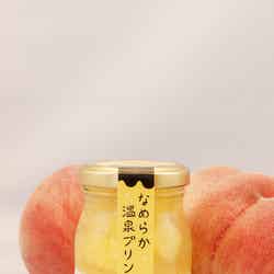 季節のフルーツプリン(白桃/ブルーベリー)各450円/画像提供:環境クリエイション