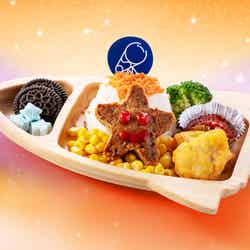 キッズプレート 星のハンバーグ 単品¥850(税込)、ドリンクセット¥1,150(税込)/提供画像