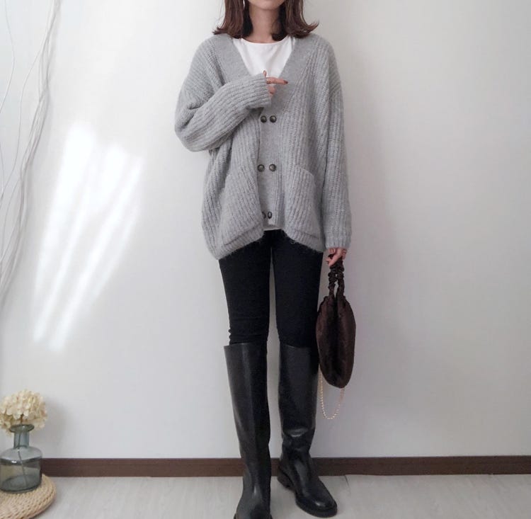 画像6 7 大人女子はそれやっちゃダメ 今旬 黒スキニー 黒ロングブーツ の正解コーデ術 モデルプレス 画像6 7 大人女子はそれやっちゃダメ 今旬 黒スキニー 黒ロングブーツ の正解コーデ術 モデルプレス