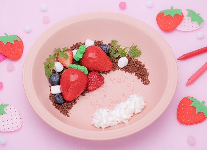 こぎみゅんのいちごファームへようこそみゅん‥!初摘み♡恋のいちごケーキ税込1,100円(C)2021 SANRIO CO.,LTD.S/F・G
