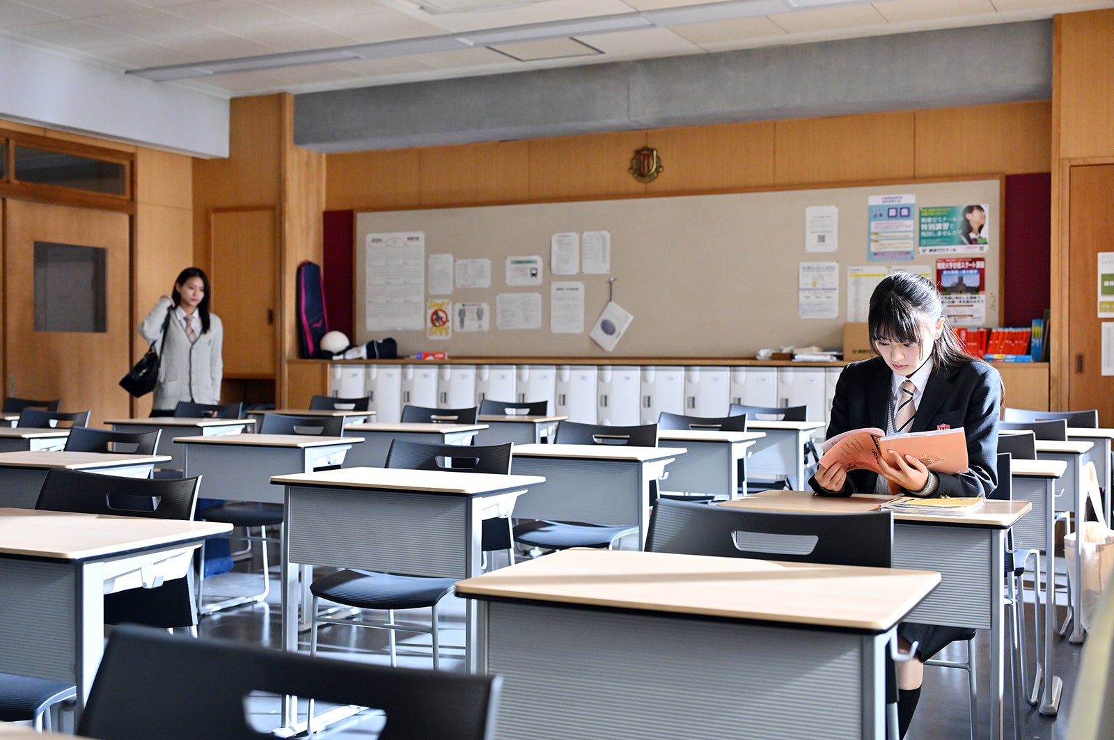 永瀬莉子、上坂樹里「「御上先生」第3話（C）TBS