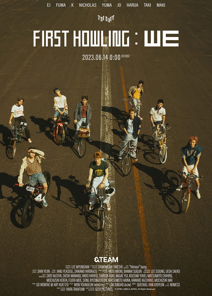 &TEAM「First Howling:WE」Concept Poster(C)HYBE LABELS JAPAN