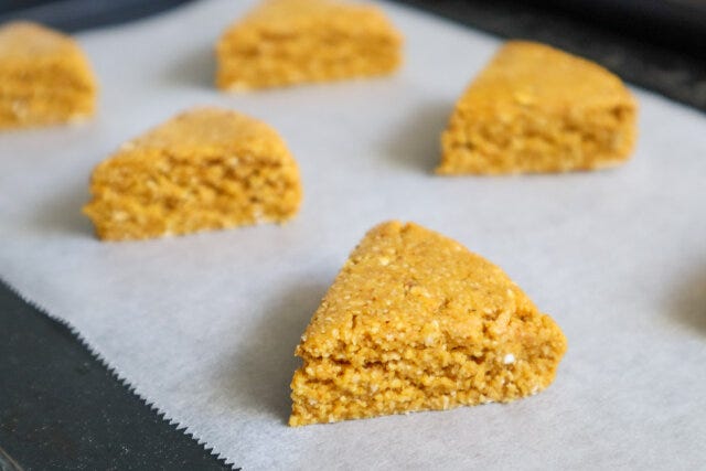 オートミールスコーン　作り方　スコーンを焼く