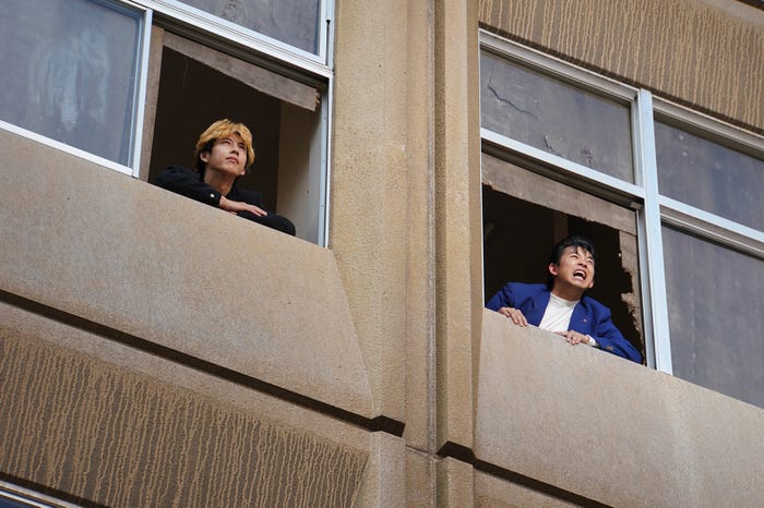 賀来賢人、太賀/『今日から俺は!!』第7話より(C)NTV