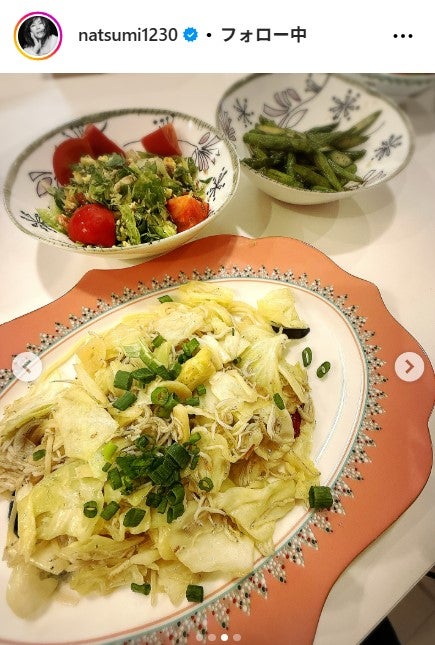 小川菜摘Instagramより