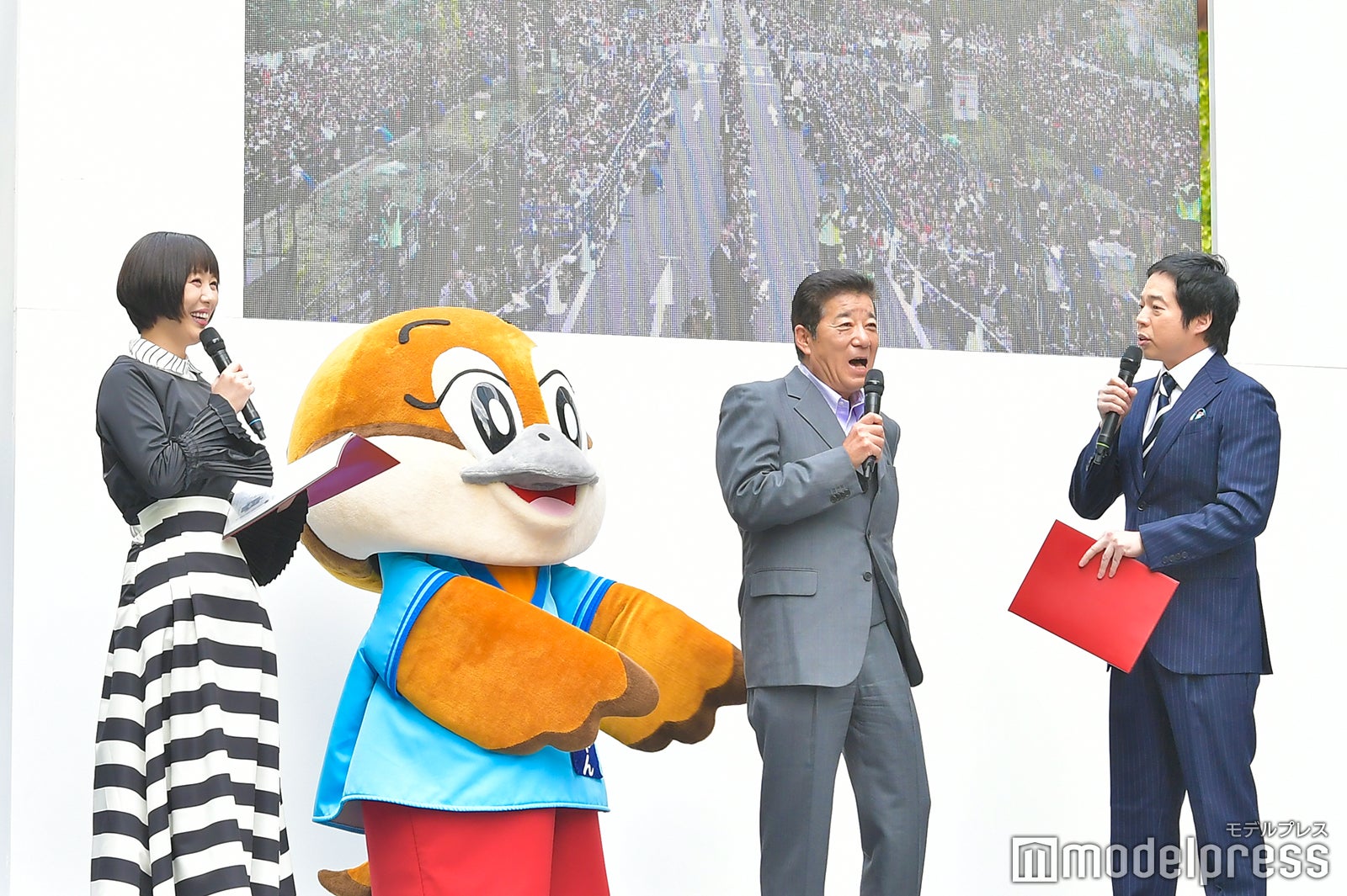 イベントの様子／宇都宮まき、もずやん、松井一郎府知事、今田耕司（C）モデルプレス