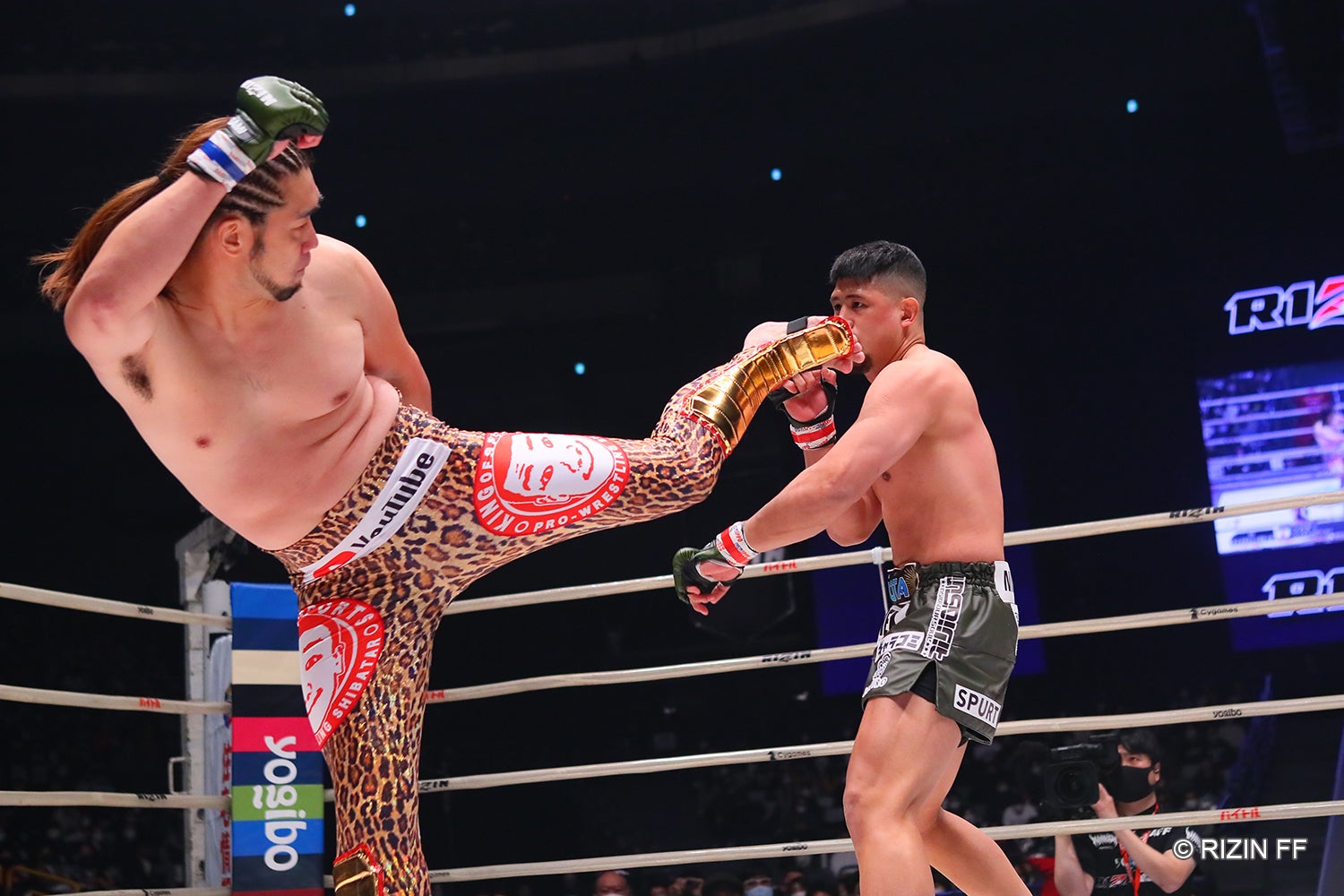 シバターVSHIROYA（C）RIZIN FF