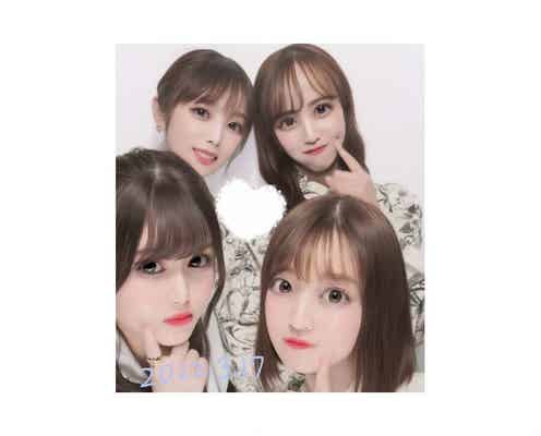 乃木坂46与田祐希、伊藤理々杏・阪口珠美・佐藤楓とのプリクラ公開「可愛すぎ」「眼福」とファン歓喜