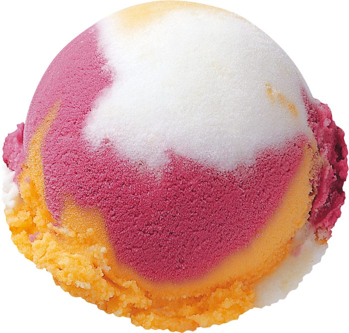 レインボーシャーベット/画像提供:B-R サーティワン アイスクリーム