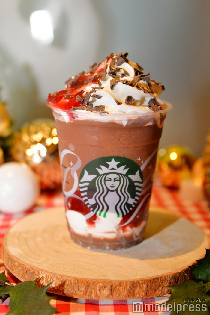 チョコレート ストロベリー フェスティブ フラペチーノ(C)モデルプレス