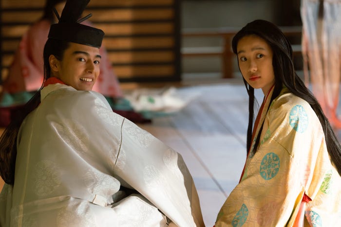 阿佐辰美、倉沢杏菜「光る君へ」第41話(C)NHK