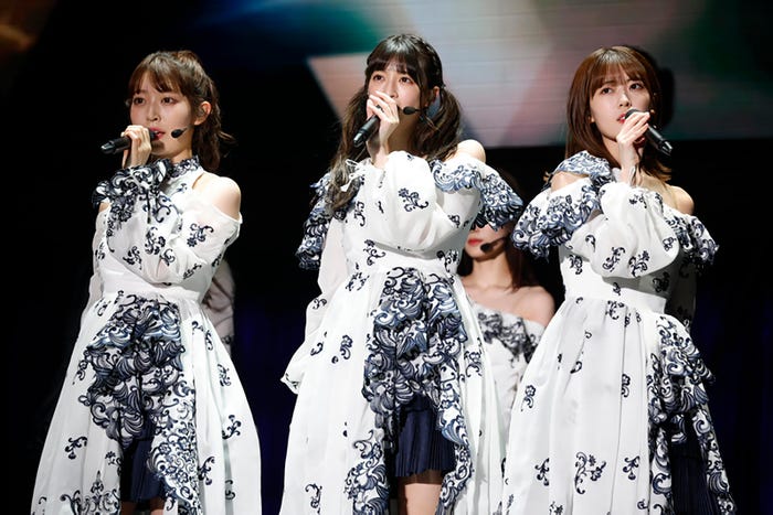 阪口珠美、吉田綾乃クリスティー、岩本蓮加「11th YEAR BIRTHDAY LIVE」3期生公演の様子(C)乃木坂46LLC