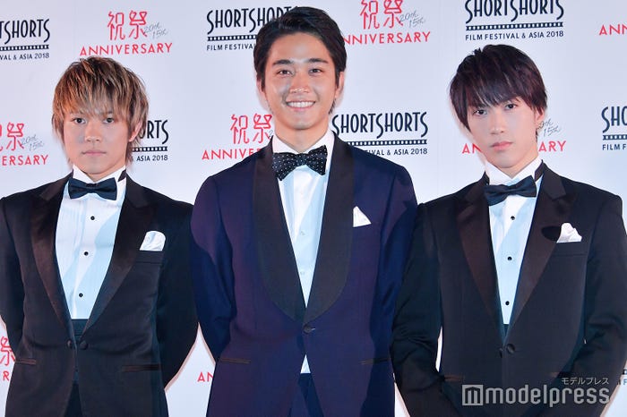 岩谷翔吾、佐藤寛太、藤原樹 (C)モデルプレス