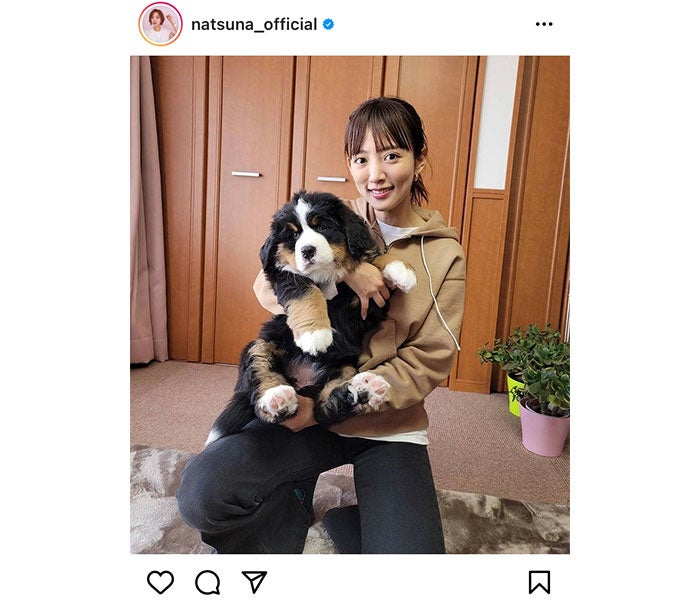 夏菜 ぬいぐるみのような仔犬抱えた愛らしい2ショット モデルプレス 夏菜 ぬいぐるみのような仔犬抱えた愛らしい2ショット モデルプレス