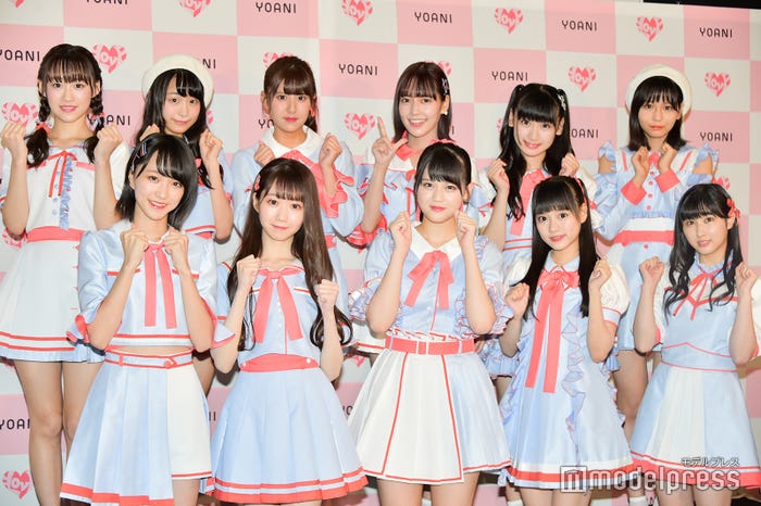 (後列左から)音嶋莉沙、瀧脇笙古、佐竹のん乃、諸橋沙夏、齋藤樹愛羅、大場花菜(前列左から)野口衣織、大谷映美里、高松瞳、齊藤なぎさ、山本杏奈 (C)モデルプレス