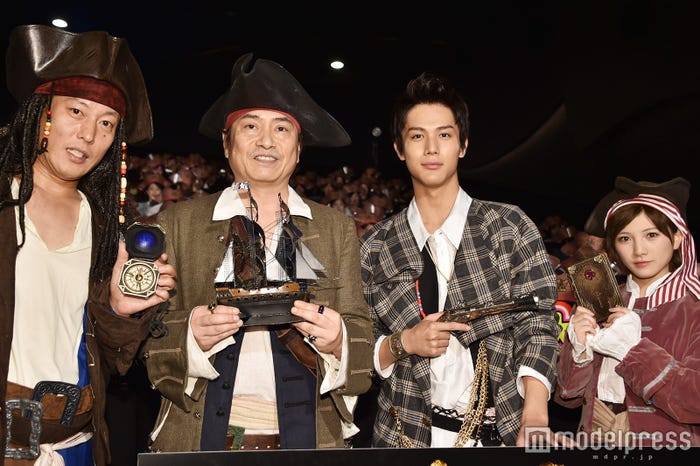 じゅんいちダビッドソン、平田広明、中川大志、岡田奈々 (C)モデルプレス